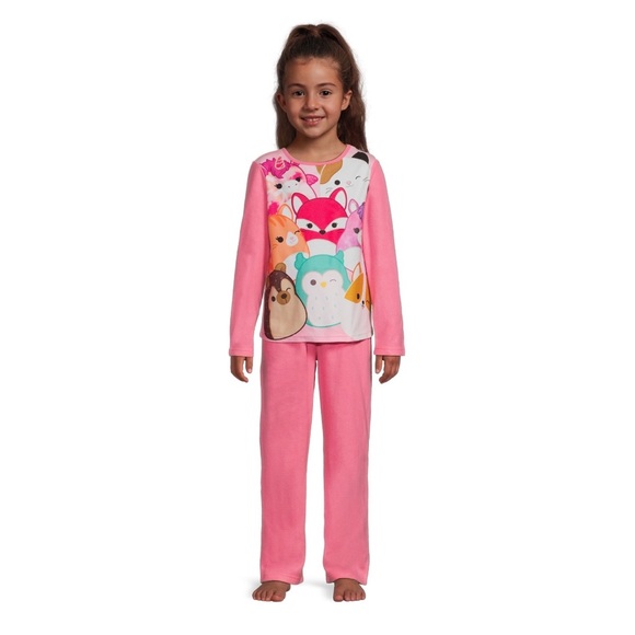Girls Squishmallow’s 2 Piece Pajama Set - Picture 4 of 6